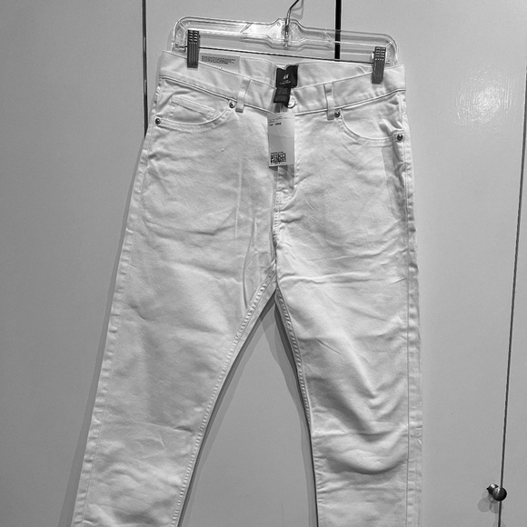 H&M Jeans Nwt Hm Mens White Slim Fit Coupe Etroite Jeans 293 Poshmark